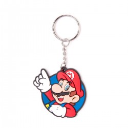 Llavero caucho Mario, Its Me! 6 cm oficial de Nintendo
