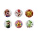 Chapas holográficas | NINTENDO - Super Mario Lenticular Pin Badges