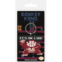 Donkey Kong - Llavero de caucho 'It's On Like'