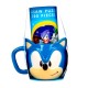 Conjunto de taza y puzzle de Sonic The Hedgehog