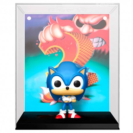 Sonic the Hedgehog 2 POP! Game Cover Vinyl Figura Sonic heo Exclusive 9 cm