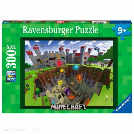 Puzzle de Minecraft edición castillo de 300 piezas