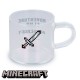 Set 4 Tazas Cristal Expresso Minecraft