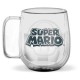 Taza de Cristal Doble Pared Super Mario
