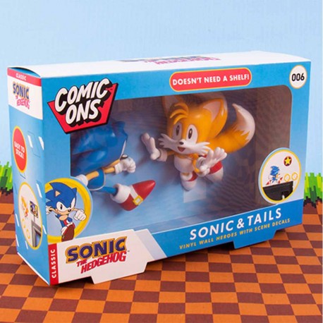 Comic On's Decoración de paredes Sonic and Miles Tails Prower
